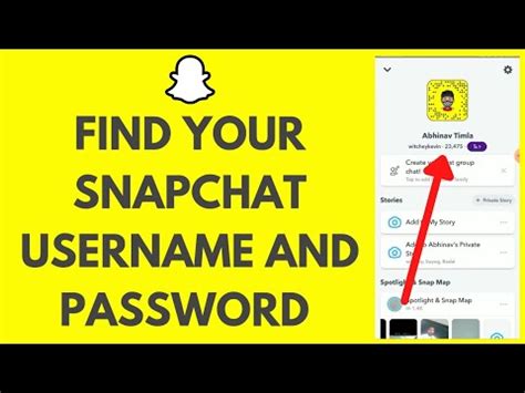 snap id password